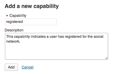 Capability Registered